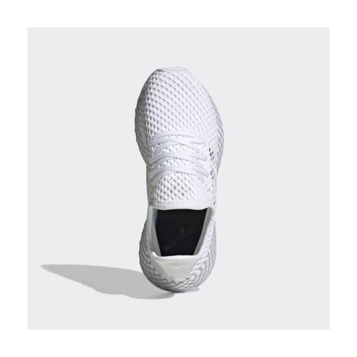 Buty sportowe dziecięce białe Adidas wiązane 
