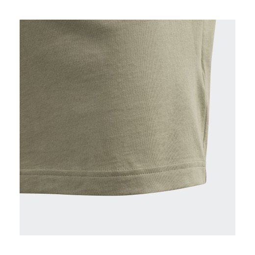 Zielony t-shirt chłopięce Adidas z krótkim rękawem z bawełny 