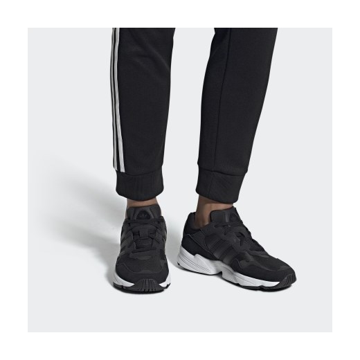 Buty sportowe męskie Adidas czarne z nubuku 