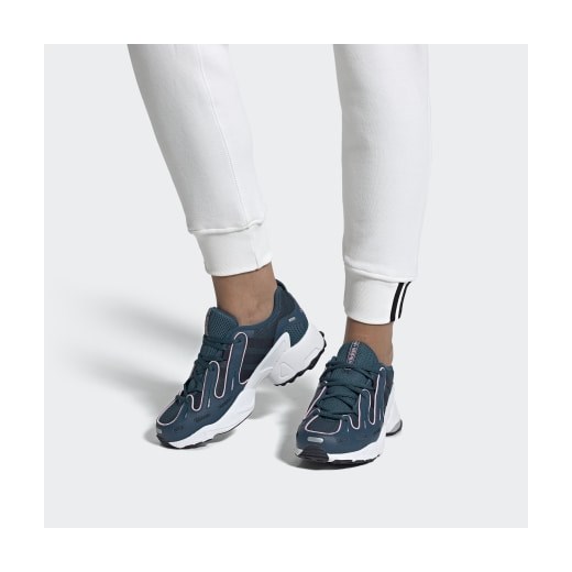 Buty sportowe damskie Adidas eqt support gładkie na płaskiej podeszwie 