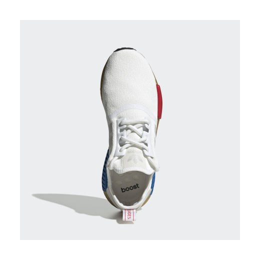 Buty sportowe męskie Adidas nmd białe sznurowane na wiosnę 