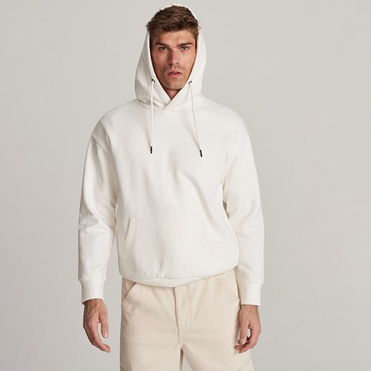 Reserved - Bluza basic z bawełną organiczną - Biały Reserved  XL 