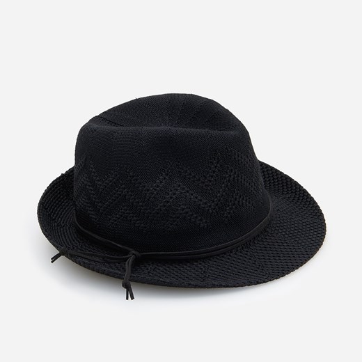 Reserved - Pleciony kapelusz - Czarny Reserved  M 