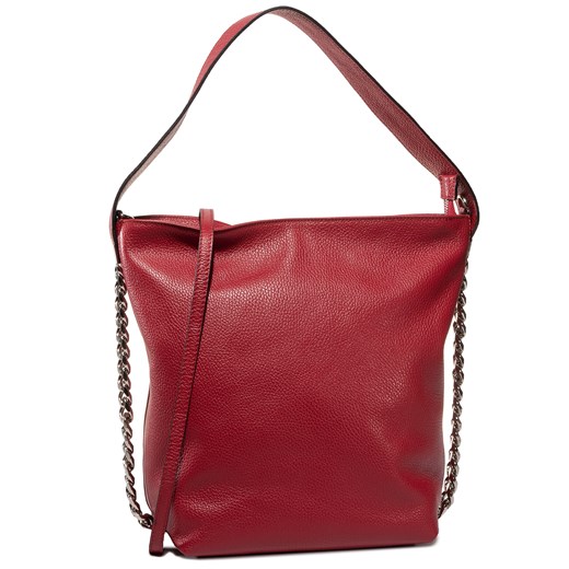 Shopper bag Quazi elegancka bez dodatków na ramię matowa 