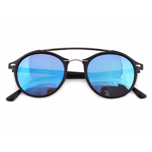 Okulary przeciwsłoneczne HM-1622 czarne lustrzanki    Stylion