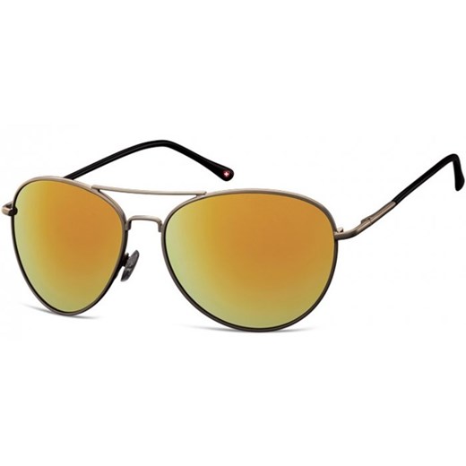 Kawowe Aviatory okulary lustrzanki MS95I    Stylion