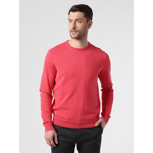 Sweter męski Andrew James różowy bawełniany 
