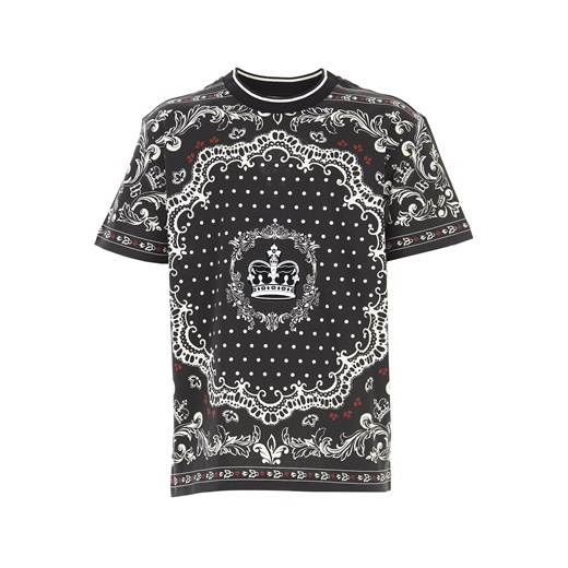 Dolce & Gabbana Koszulka Dziecięca dla Chłopców Na Wyprzedaży, czarny, Bawełna, 2019, 10Y 12Y 6Y 8Y