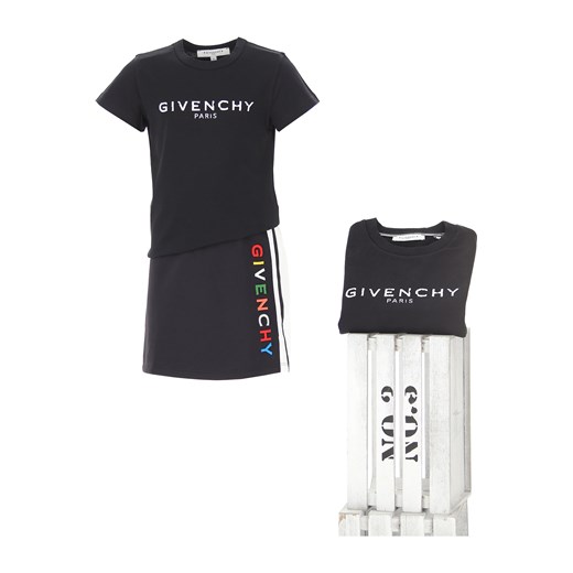 Givenchy Koszulka Dziecięca dla Dziewczynek, czarny, Bawełna, 2019, 10Y 12Y 14Y 4Y 5Y 6Y 8Y  Givenchy 6Y RAFFAELLO NETWORK