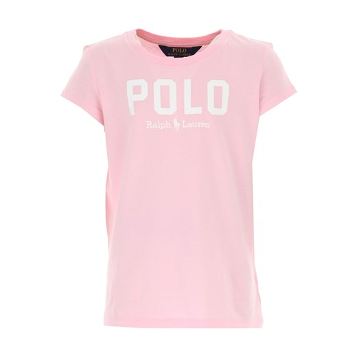 Ralph Lauren Koszulka Dziecięca dla Dziewczynek, różowy, Bawełna, 2019, 2Y 3Y 4Y 5Y 6Y L M S XL Ralph Lauren  L RAFFAELLO NETWORK