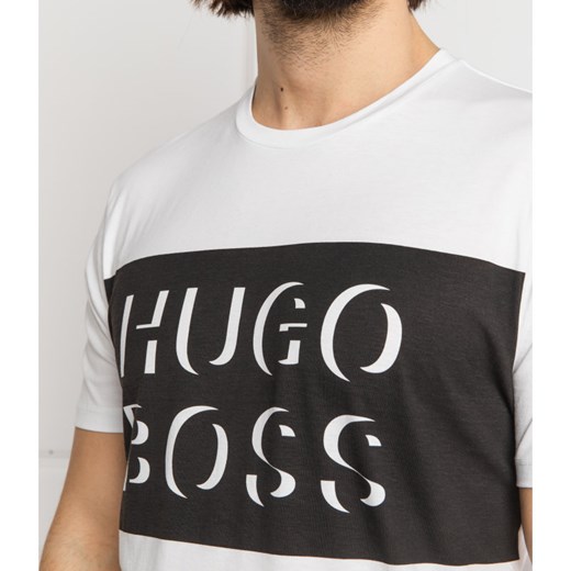 T-shirt męski BOSS Hugo na lato z krótkimi rękawami 