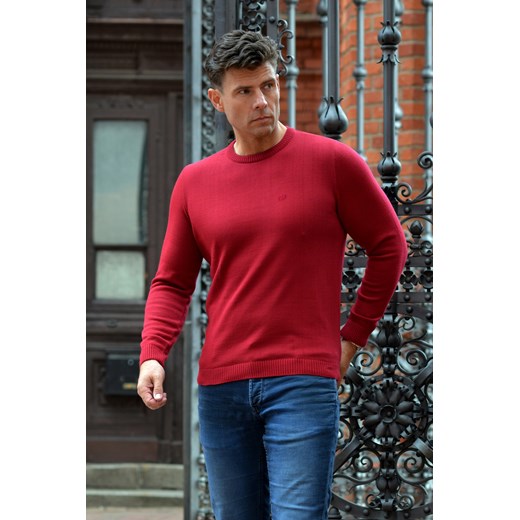 Neven sweter męski czerwony 