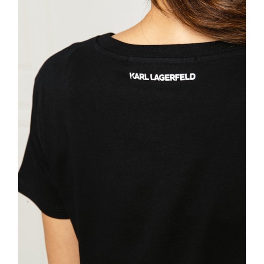 Bluzka damska Karl Lagerfeld z nadrukami 