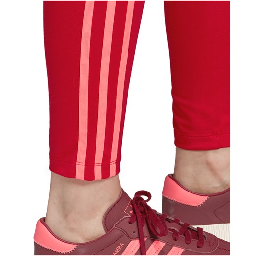 adidas Originals 3-Stripes Legginsy Czerwony