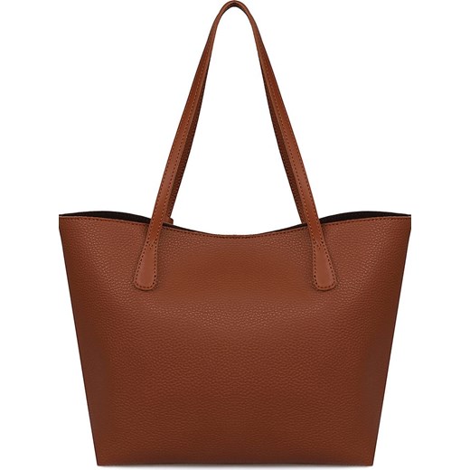 Shopper bag w kolorze jasnobrązowym - 28 x 44 x 14 cm Beverly Hills Polo Club  OneSize okazja Limango Polska 