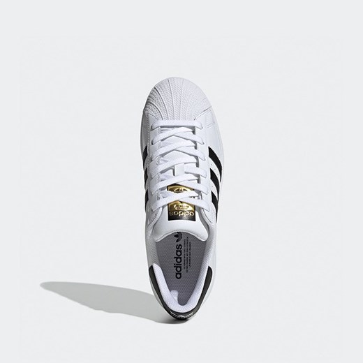Buty sportowe damskie Adidas Originals sznurowane białe na wiosnę 