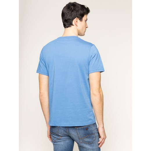 T-shirt męski Levi's młodzieżowy niebieski z krótkim rękawem 