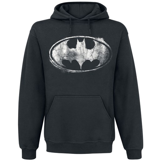 Batman - Smudge Logo - Bluza z kapturem - czarny   XL 