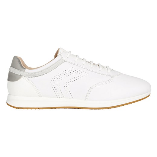 Buty sportowe damskie Geox w stylu casual w młodzieżowym białe wiązane 