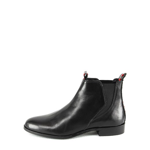 Skórzane sztyblety w kolorze czarnym Manoukian Shoes 41 okazja Limango Polska