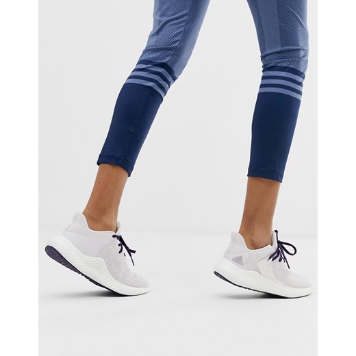 adidas – Running – Alphabounce – Fioletowe buty sportowe-Niebieski