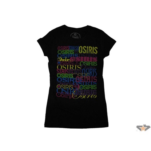 koszulka damskie OSIRIS - Typo POP - Black 