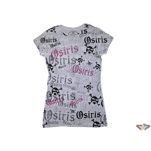koszulka damskie OSIRIS - Goth - White/Pink 