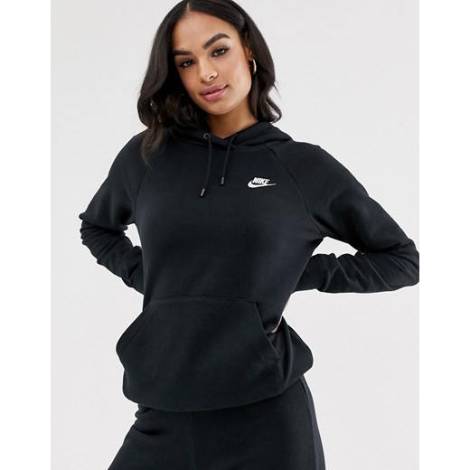 Nike essentials Czarna bluza z kapturem-Black