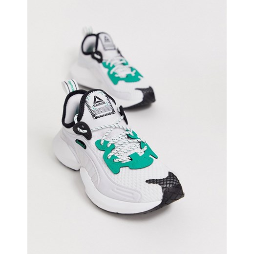 Reebok – Running – Sole Fury – Biało-zielone buty sportowe-Biały