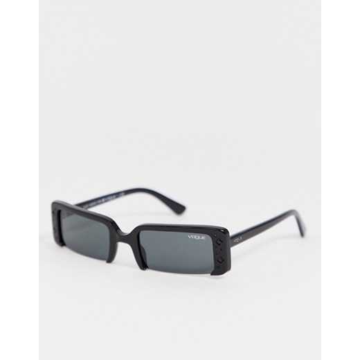 Vogue Eyewear x Gigi Hadid – 0VO5280SB – Prostokątne okulary przeciwsłoneczne-Czarny
