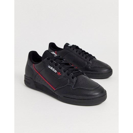 adidas – Originals – Continental – Czarne buty sportowe w stylu lst 80.-Black