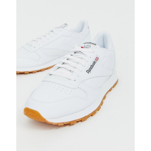 Reebok Classic – Białe skórzane buty sportowe-Biały