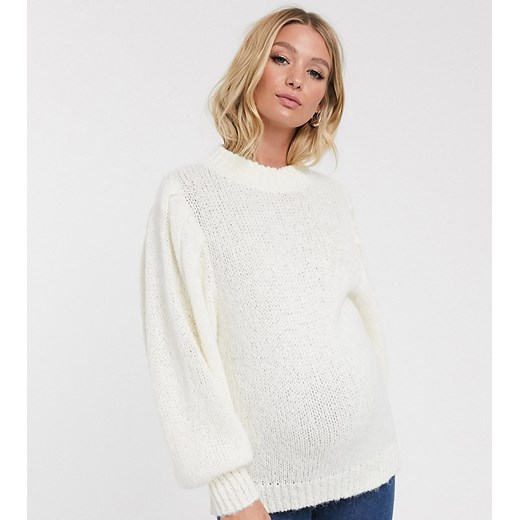 Sweter damski Asos Odzież Damska YW biały MSUX Sweter damski Asos Odzież Damska YW biały MSUX