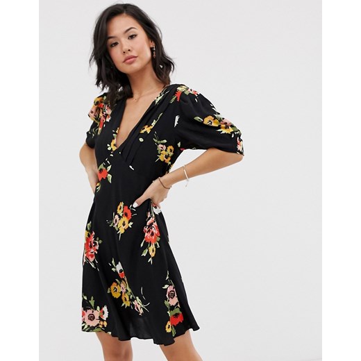 Sukienka Free People Odzież Damska MC czarny XJHY Sukienka Free People Odzież Damska MC czarny XJHY