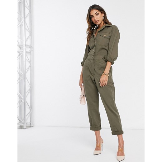 River Island – Kombinezon w kolorze khaki-Zielony
