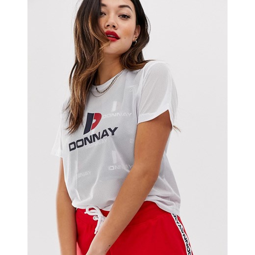Donnay – Pudełkowy t-shirt 2 w 1-Biały