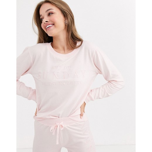 New Look – Sunday – Różowy top piżamowy