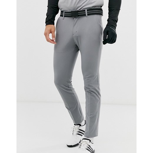 adidas golf Ultimate – Szare zwężane spodnie-Szary