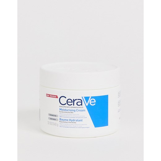 CeraVe – Krem nawilżający z kwasem hialuronowym o działaniu ujędrniającym, słoiczek 340 g-Brak koloru