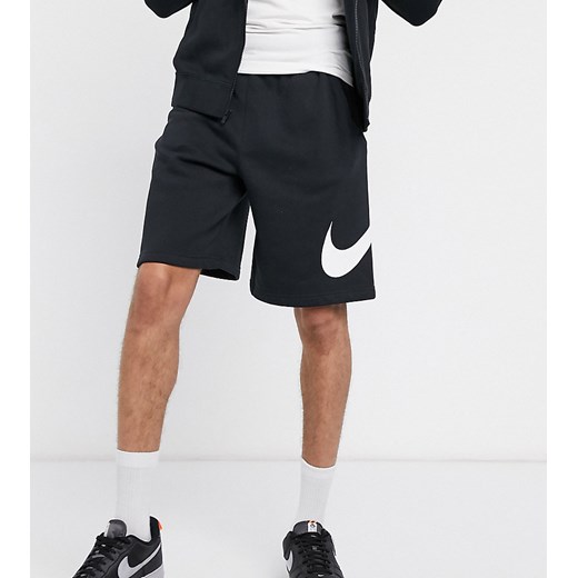 Nike Club Tall – Czarne szorty-Czarny