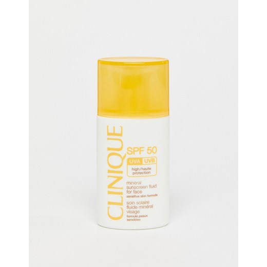 Clinique – Mineral Sunscreen Fluid For Face – krem do twarzy z filtrem SPF 50, 30ml-Brak koloru