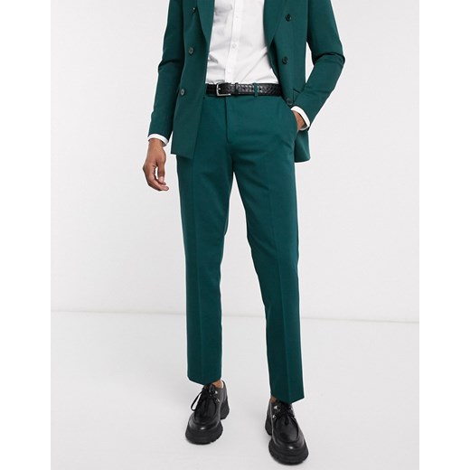Lockstock – Mayfair – Zielone spodnie garniturowe-Zielony