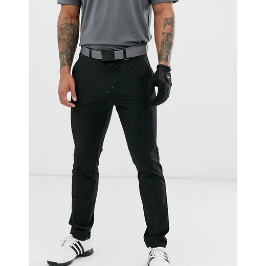 adidas golf Ultimate – Czarne zwężane spodnie-Czarny