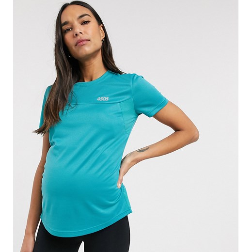ASOS 4505 Maternity – Kultowy t-shirt treningowy-Zielony