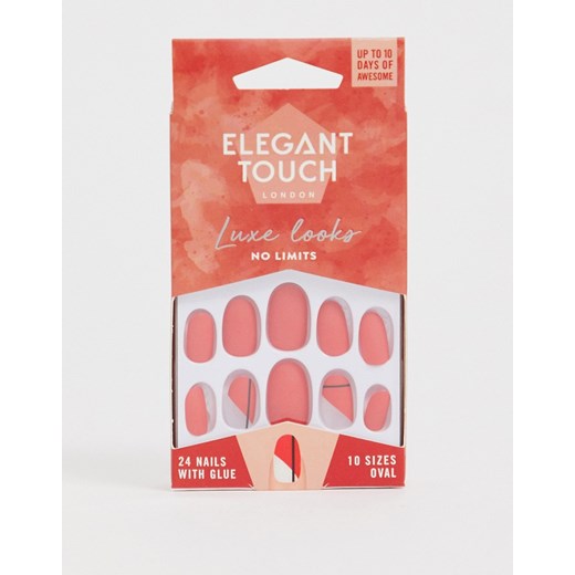 Elegant Touch – Luxe Looks – Sztuczne paznokcie - No Limits-Czerwony
