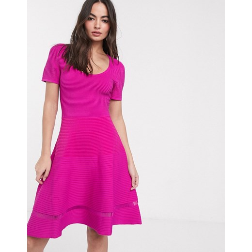 Sukienka różowa French Connection mini 