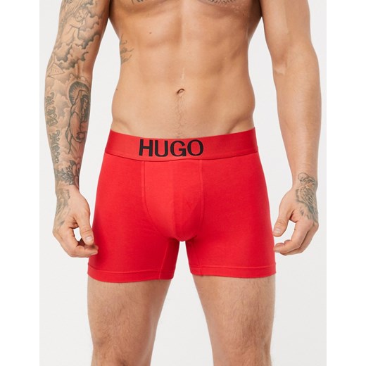 HUGO x Liam Payne – Bodywear – Czerwone bokserki z logo-Czerwony
