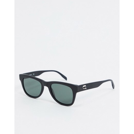 Karl Lagerfeld – Ironik – Kwadratowe okulary przeciwsłoneczne-Czarny