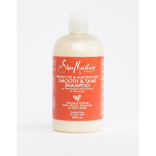 Shea Moisture – Argan Oil & Almond Milk – Szampon do włosów 384 ml-Bezbarwny