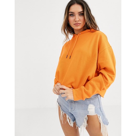 ASOS DESIGN — Pomarańczowa luźna bluza z kapturem oversize-Pomarańczowy